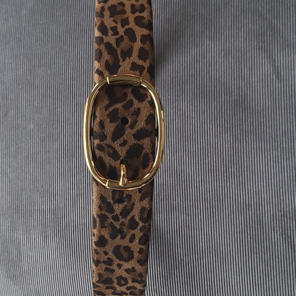 NWOT Chaps Cheetah Belt